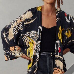 Bel Kazan Nadine duster kimono in Crane - one size - great condition
